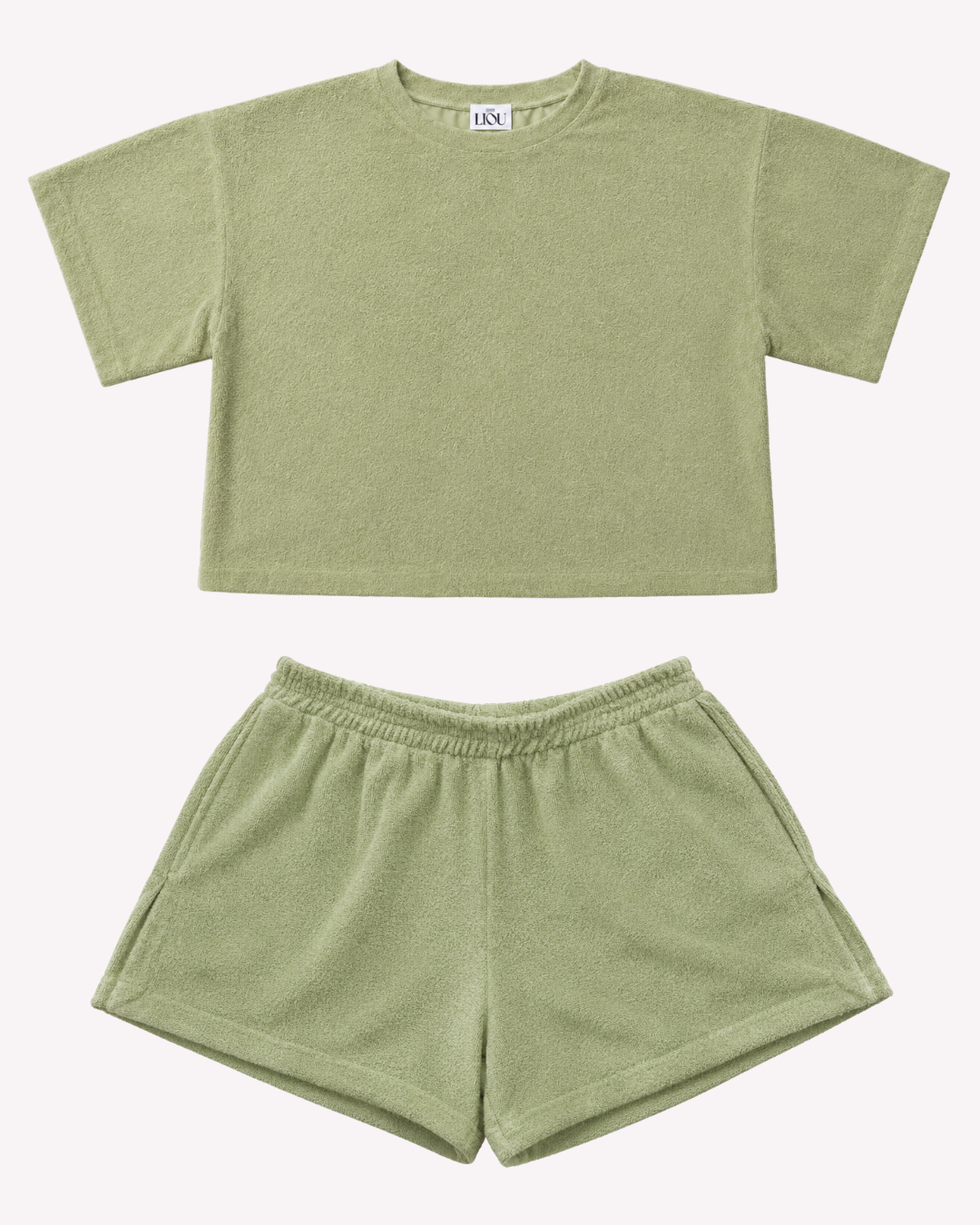 Liou Terry set - Olive