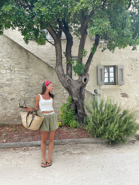 Liou Terry short - Olive