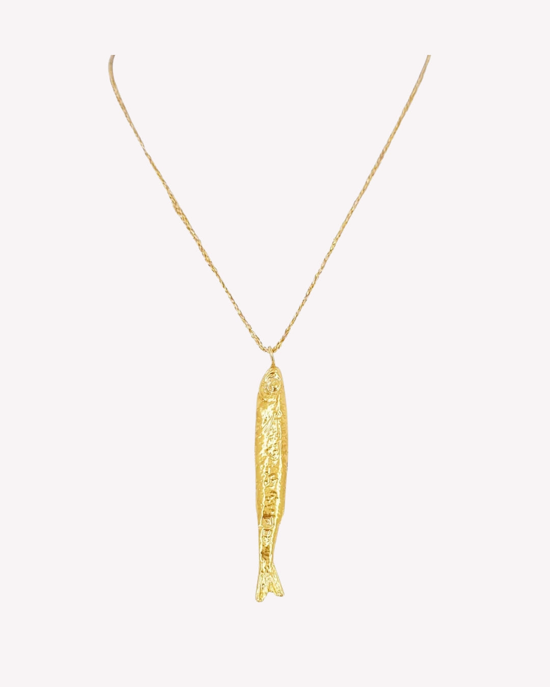 Golden catch necklace